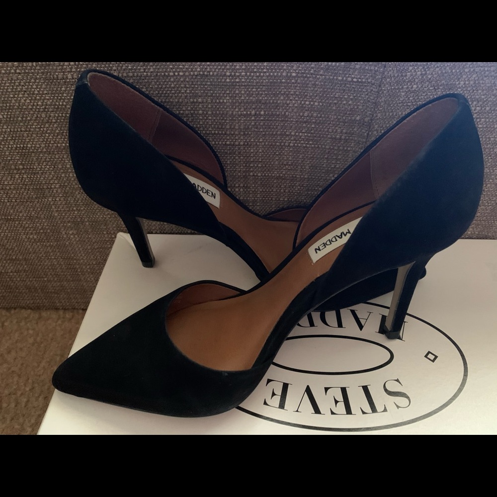 Steven Madden Black Heels